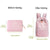 Foldable Sports Backpack For Mountaineering - Pink