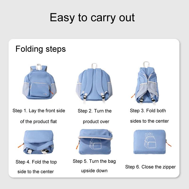 Foldable Sports Backpack For Mountaineering - Pink