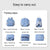 Foldable Sports Backpack For Mountaineering - Pink