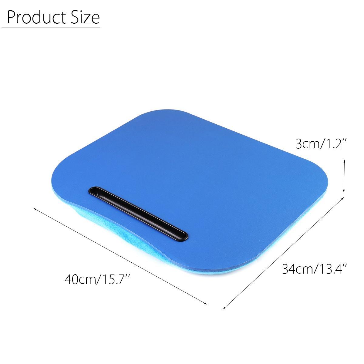 Portable Lap Desk for Laptop Reading and Writing - 2 Pack Blue