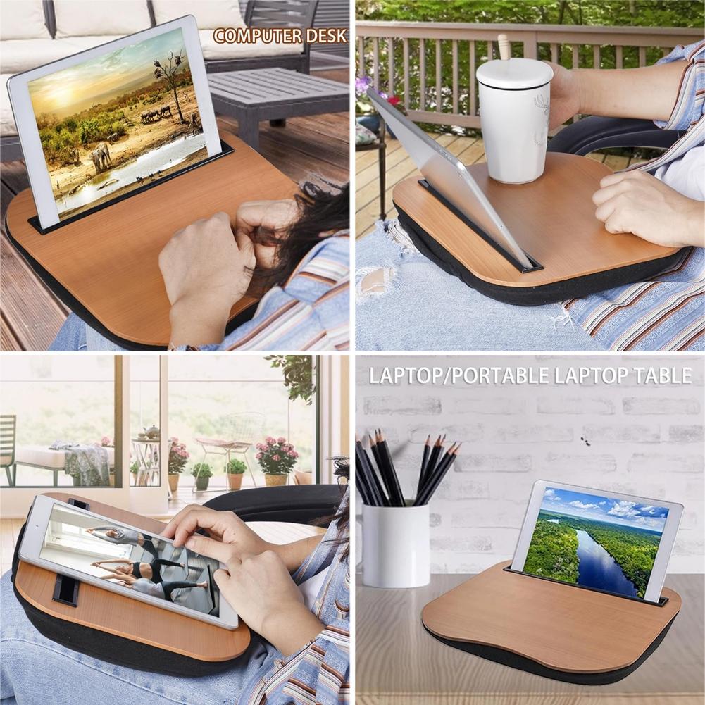 Portable Lap Desk for Laptop Reading and Writing - 2 Pack Blue