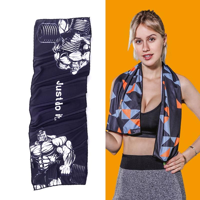 Quick Drying Gym Towel For Sports - Geometric Triangle