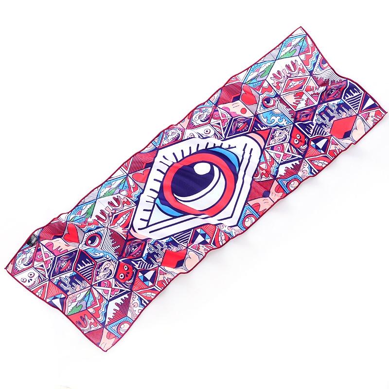Quick Drying Gym Towel For Sports - Geometric Triangle