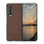 For Samsung Galaxy z Fold4 5G Carbon Fiber Texture Leather Phone Case - Pu Material - Blue