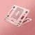 Adjustable Laptop Cooling Stand - Foldable Design - Pink
