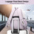 Versatile 15.6 Backpack for School & Work - Casual Design - Black And White