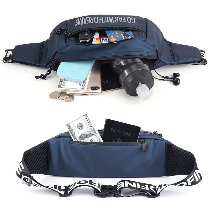 Multi Function Outdoor Waist Crossbody Chest Bag For Mobile Phones - Apple Green