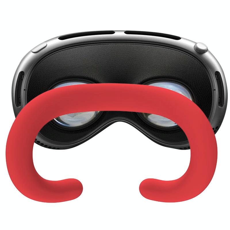 Apple Vision Pro Eye Mask Case - Silicone Replaceable - Red