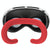 Apple Vision Pro Eye Mask Case - Silicone Replaceable - Red
