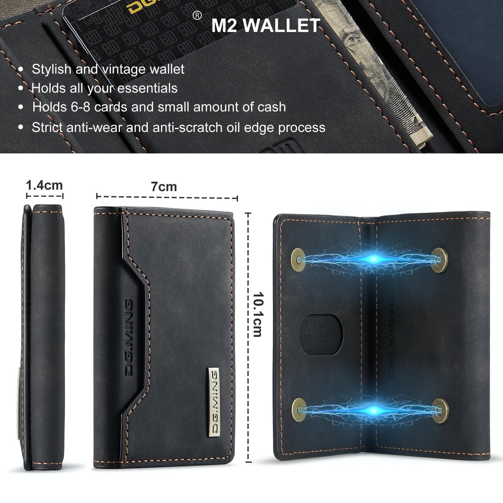 3 Fold Card Bag For Dg.Ming M2 Series Compact & Stylish - Coffee