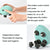 Compact Electric Head Massager Fits All Hair Types - White