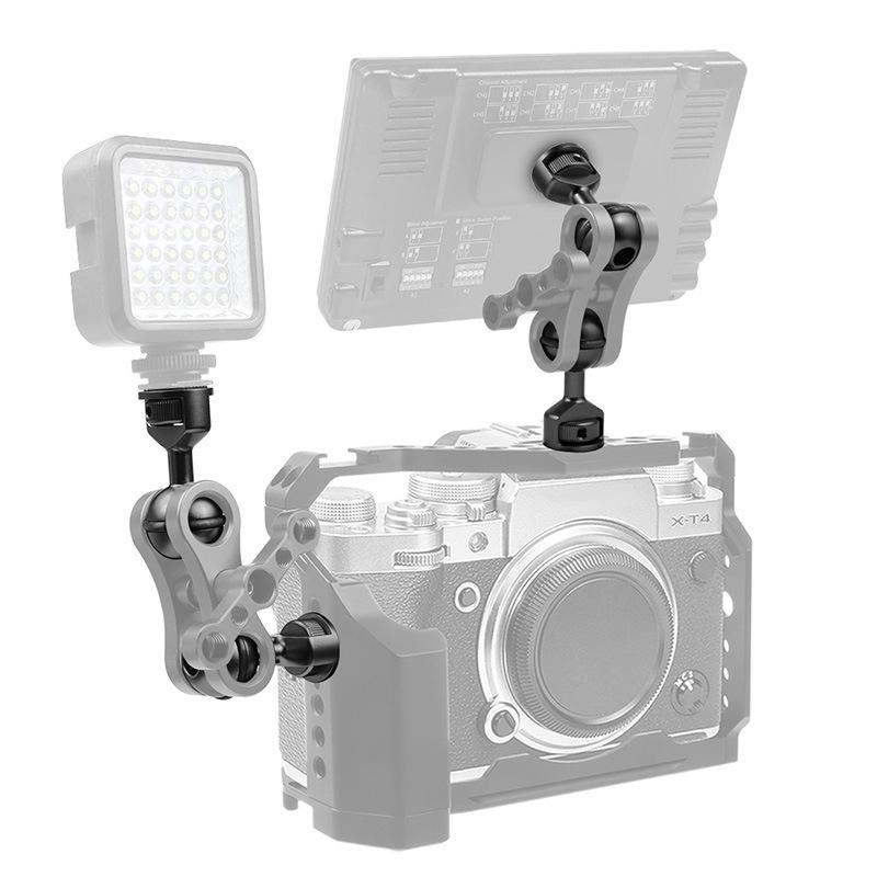 Universal 2.5cm Ball Head Clip for Action and Underwater Cameras - Titanium