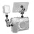 Universal 2.5cm Ball Head Clip for Action and Underwater Cameras - Titanium