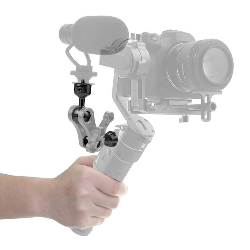 Universal 2.5cm Ball Head Clip for Action and Underwater Cameras - Titanium