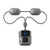 Portable Ems Neck Massager For Shoulder & Cervical Therapy - Dark Gray