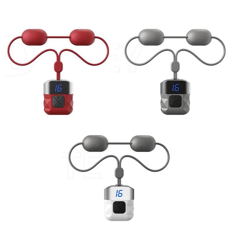Portable Ems Neck Massager For Shoulder & Cervical Therapy - Dark Gray