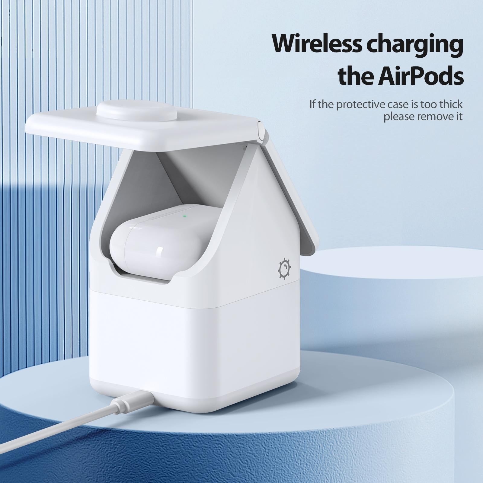 4 In 1 15W Magnetic Wireless Charger White