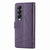 For Samsung Galaxy Z Fold4 5G Embossed Pu Leather Phone Case - Red