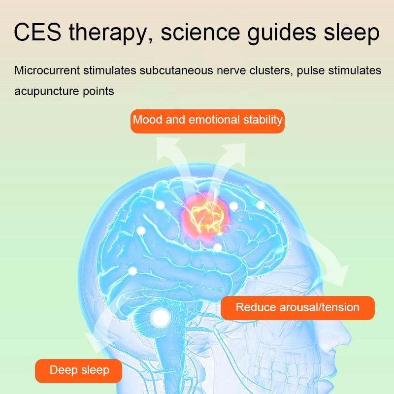 Handheld Sleep Aid For Home Physiotherapy Microcurrent Pulse Therapy - Light Green