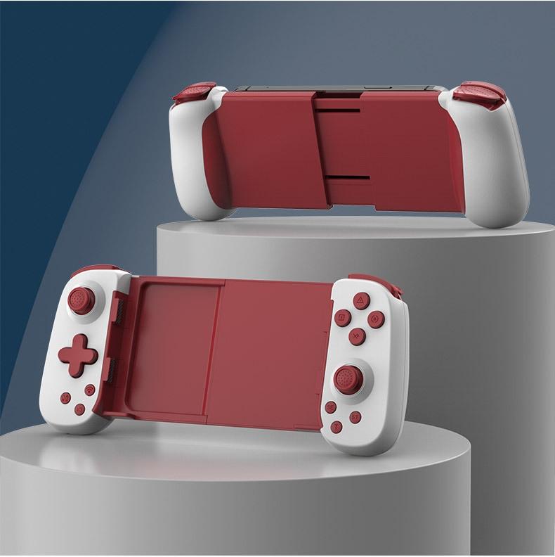 Foldable Tooth Controller for Gaming - White Red