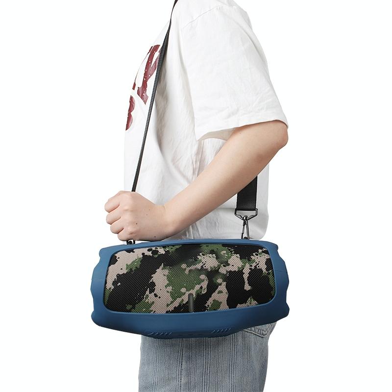 Soft Silicone Protective Cover for Jbl Xtreme 4 Bluetooth Speaker - Storage Case - Blue