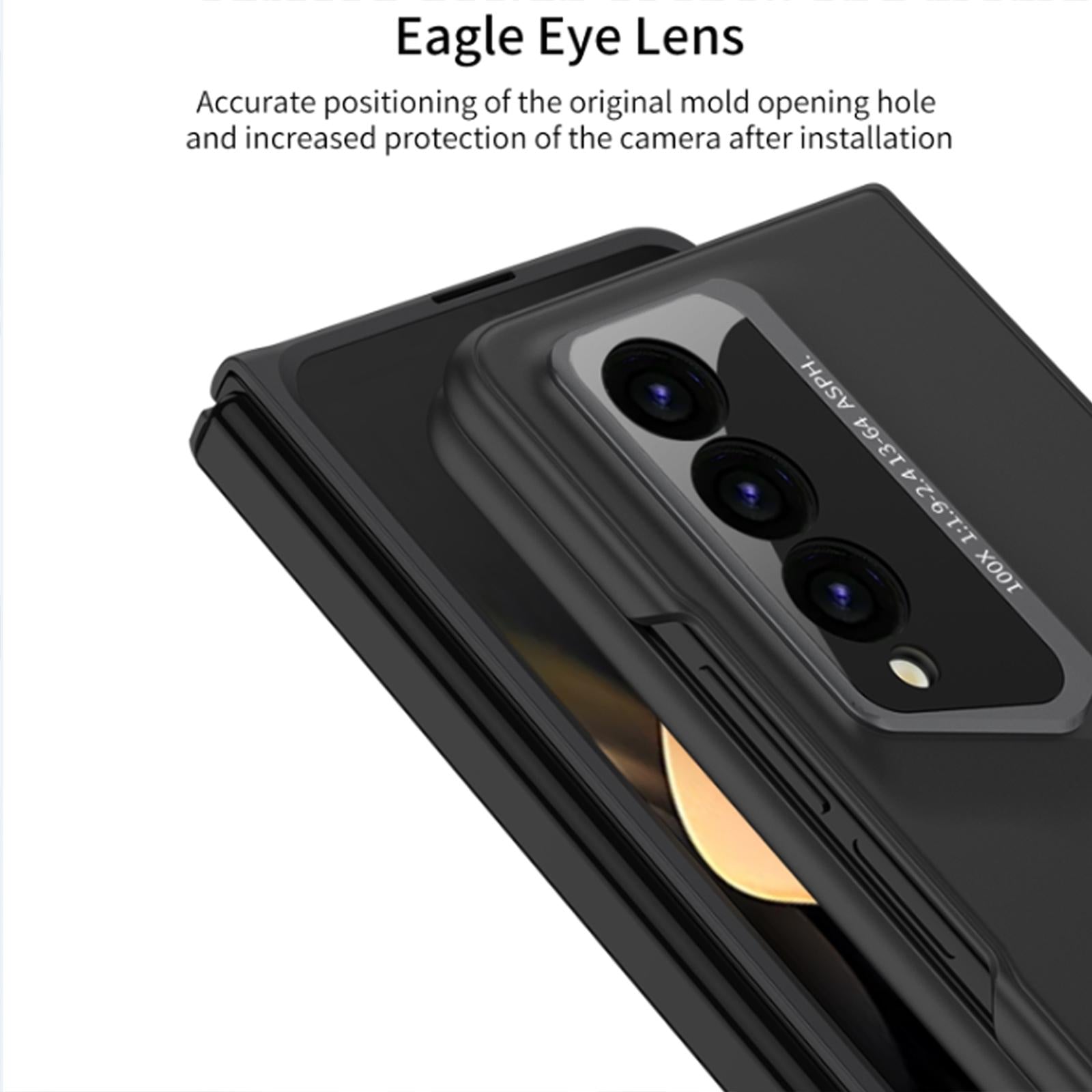 For Samsung Galaxy Z Fold4 5G Full Coverage Ultra Thin Case - Cyan