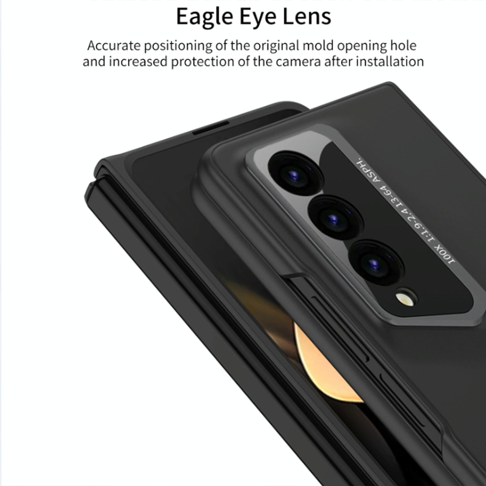 For Samsung Galaxy Z Fold4 5G Full Coverage Ultra Thin Case - Cyan
