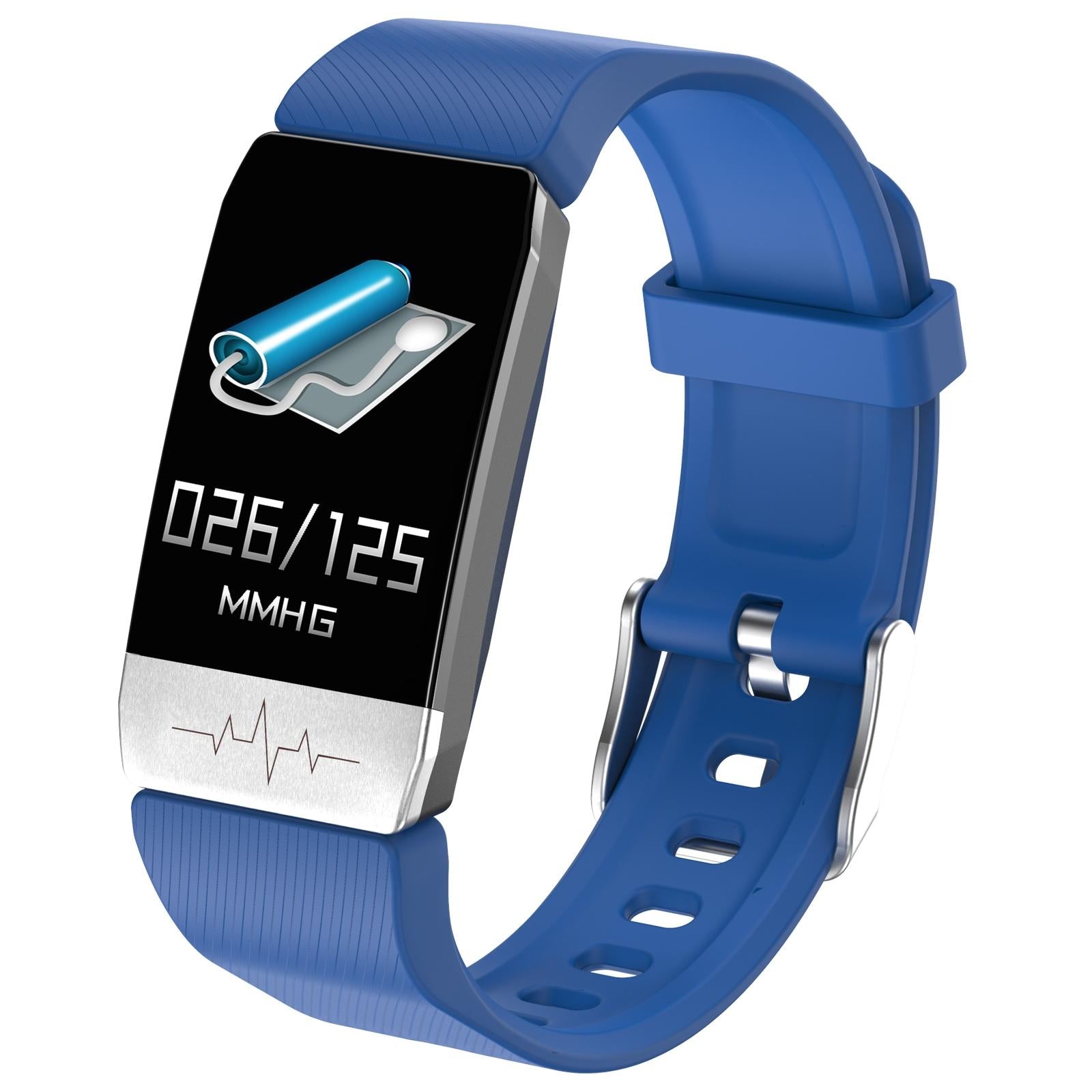 Waterproof Smart Bracelet With Blood Oxygen & Heart Rate Monitoring - Blue