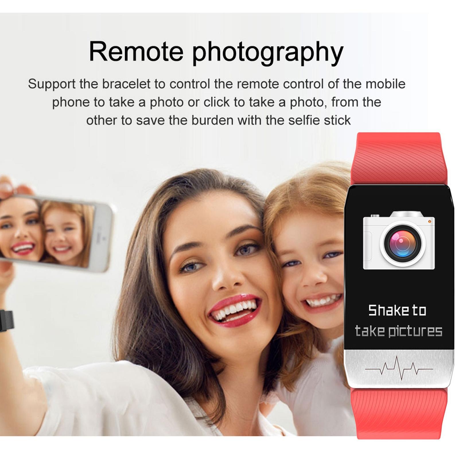 Waterproof Smart Bracelet With Blood Oxygen & Heart Rate Monitoring - Blue