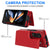 For Samsung Galaxy z Fold4 5G Foldable Phone Case with Double Buckle Card Slot - Red