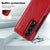 For Samsung Galaxy z Fold4 5G Foldable Phone Case with Double Buckle Card Slot - Red
