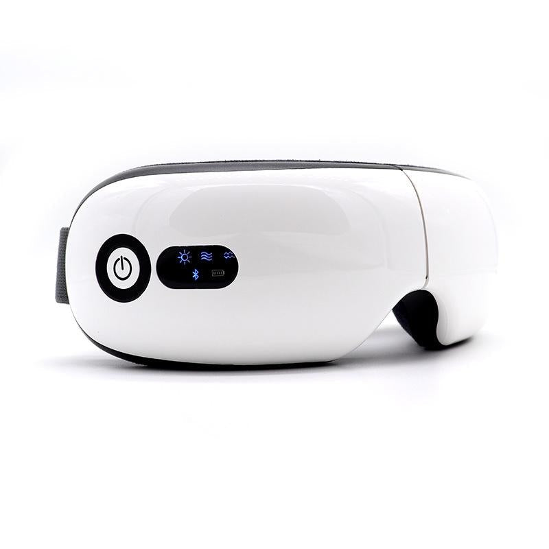 Rechargeable Eye Massager With Heat Air Pressure & Vibration - Black