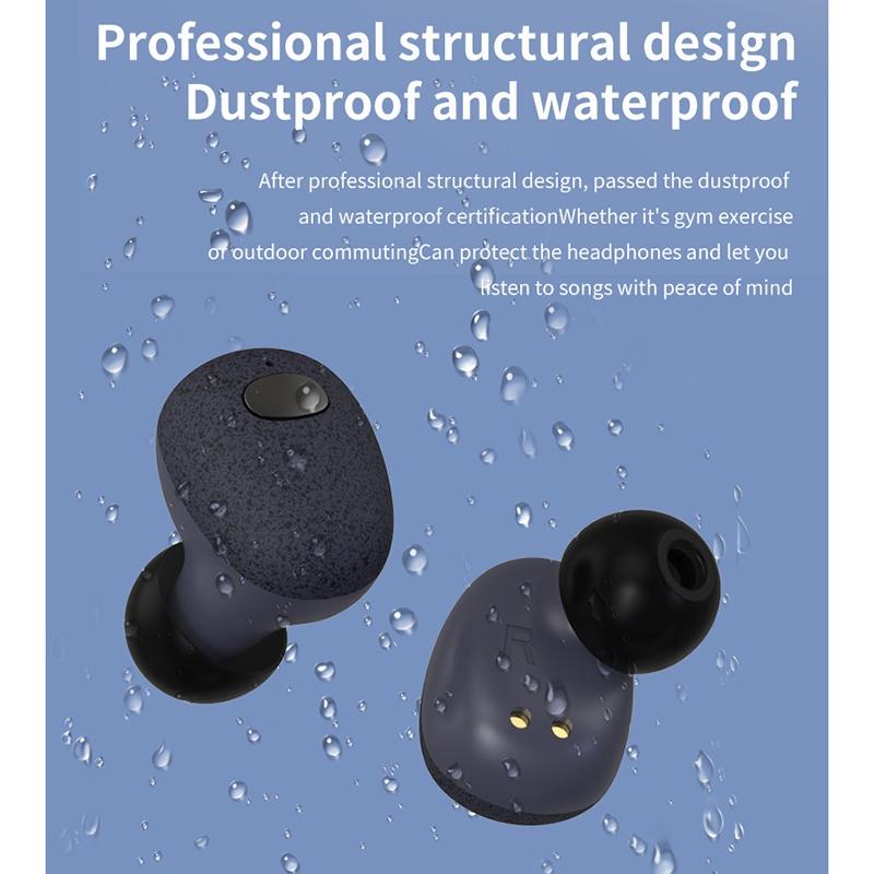 Wireless Bluetooth Earphones with 5d Sound and Magnetic Charging Box - Cherry Blossom Pink