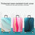 18-21 Inch Travel Suitcase Dust Covers - Elastic & Abrasion-resistant - Gradient Ripple