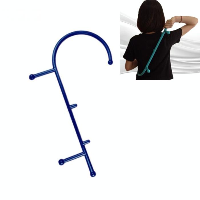 Manual Neck Massager Self Muscle Pressure Stick For Trigger Points Dark Blue