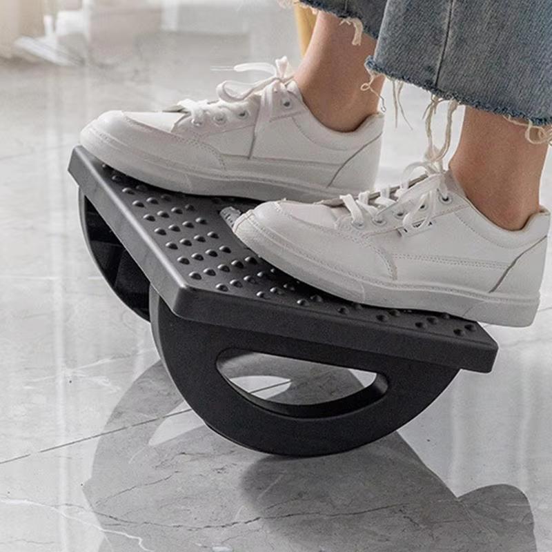 Under Desk Footrest Ergonomic Step Stool For Office Comfort - Gray