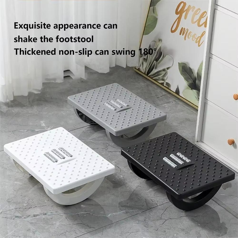 Under Desk Footrest Ergonomic Step Stool For Office Comfort - Gray