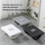 Under Desk Footrest Ergonomic Step Stool For Office Comfort - Gray