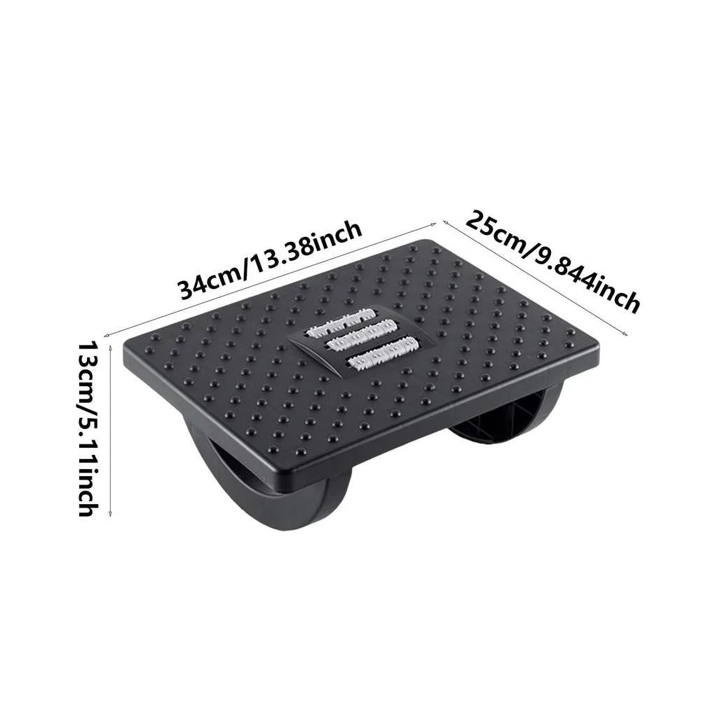 Under Desk Footrest Ergonomic Step Stool For Office Comfort - Gray