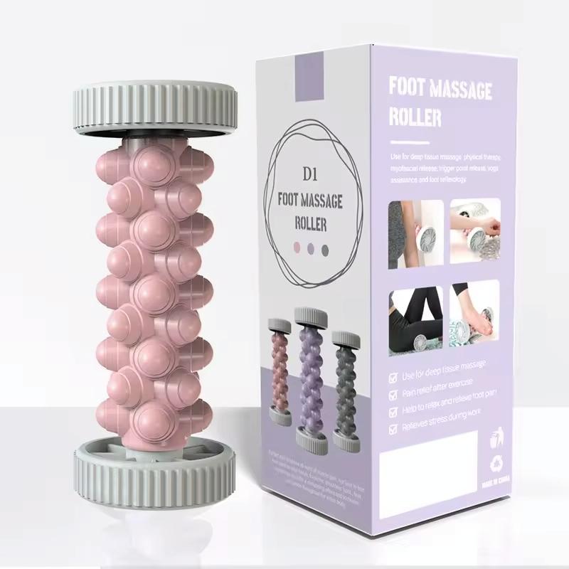 Plantar Fascia Roller For Home Fitness Muscle Relaxation Tool - Gray