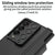 For Samsung Galaxy Z Fold4 5G Magnetic Leather Flip Case With Holder - Silver