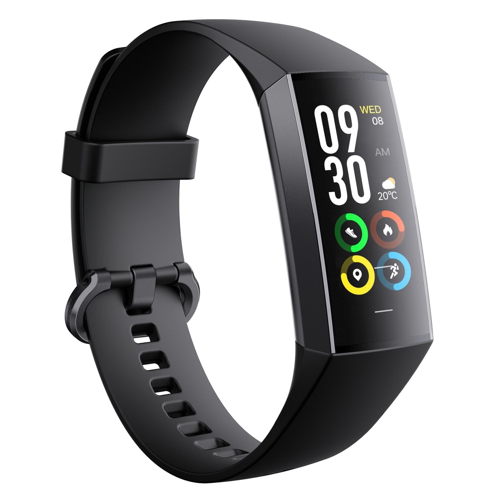 Waterproof C80 Fitness Tracker - Ip67 - Black