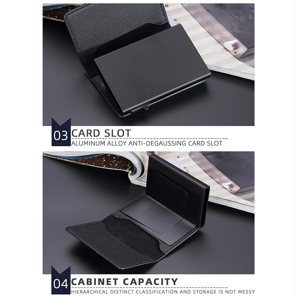 Anti-theft Rfid Leather Wallet - Secure Design - Coffee