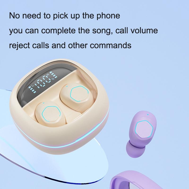 Wireless In-ear Tws Earphone for Hifi Music and Gaming - Purple