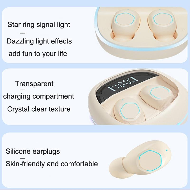 Wireless In-ear Tws Earphone for Hifi Music and Gaming - Purple