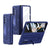 For Samsung Galaxy Z Fold4 5G Telescopic Hinge Foldable Phone Case With Stand - Blue