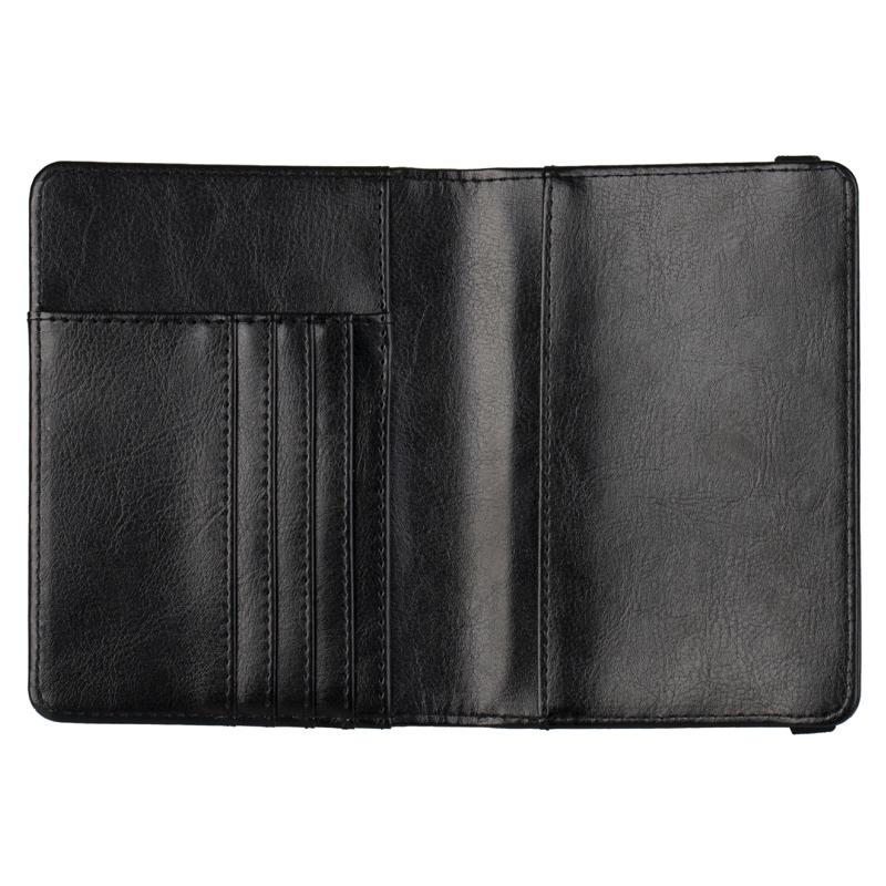 Multi Card Passport Holder Anti Magnetic Wallet - Wine