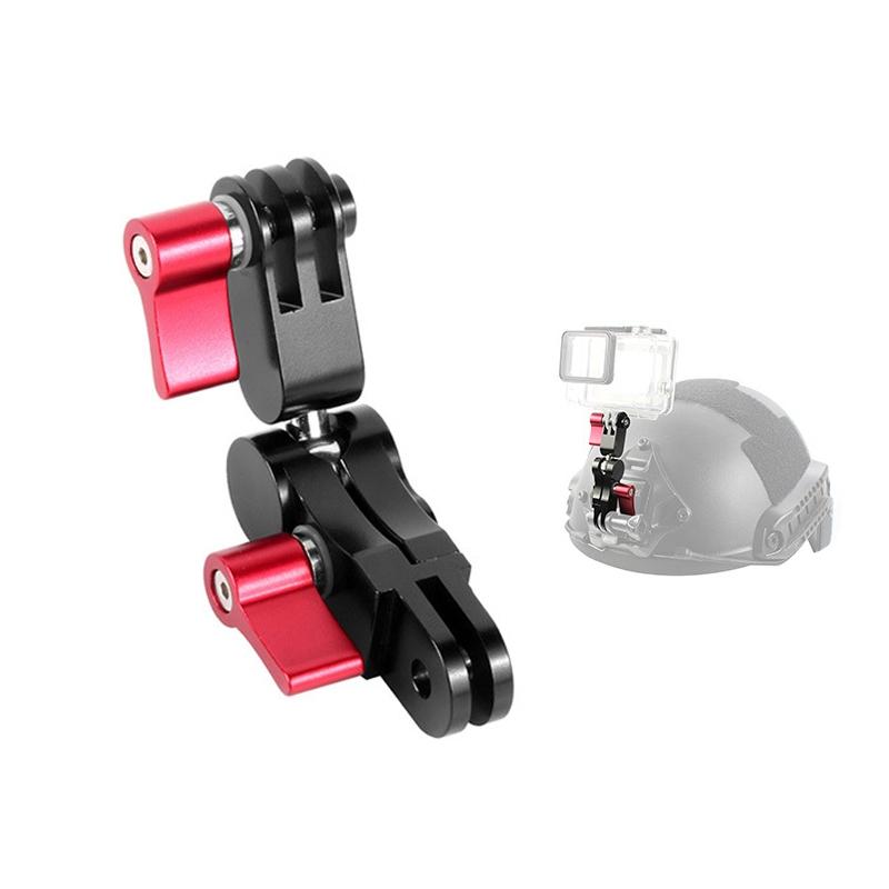 360 Degree Rotating Mount Adapter for Gopro Hero11 - Aluminium Alloy - Black