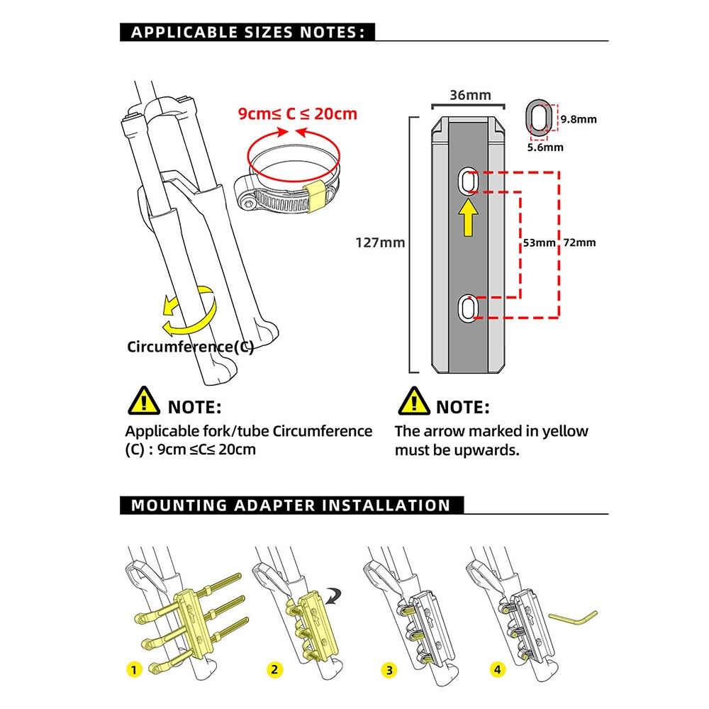 6L Waterproof Cycling Front Fork Bag - Green