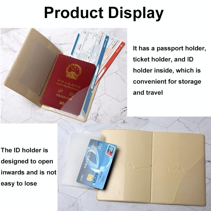 Passport Cover For Travel Abroad 3D Map Design - Ma
